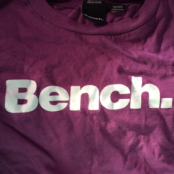 Girls purple bench long peeve top - Picture 3 of 3